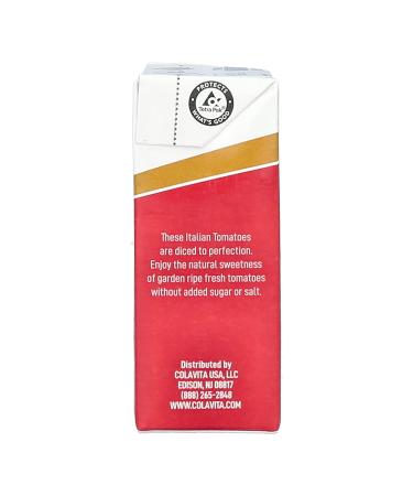 Colavita Italian Diced Tomatoes - Perfect for Sauces, Pasta, Bruschetta, and Soups - Eco-Friendly Tetra Recart Box - Pack of 16 (13.76 oz each) - Buy Online on GoSupps.com