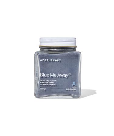 Apoth kary Blue Me Away Supports Mental Clarity Focus Energy & Stress Relief Herbal Powder Supplement Sugar Free Gluten Free Vegan No Caffeine
