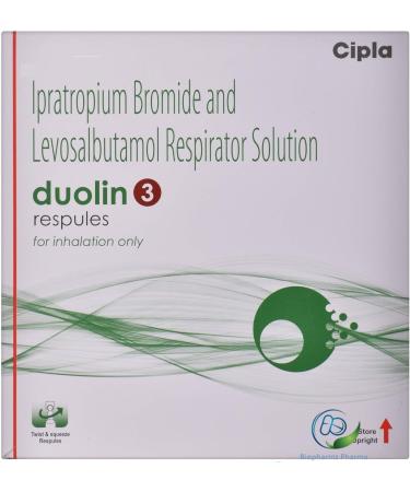 DUOLIN 3ML and LEVOLIN 2.5 ML RESPULES for Inhalation only (Pack of 20)
