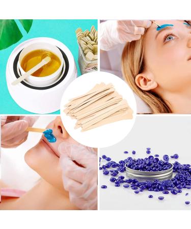 50PC Wooden Wax Applicator Sticks for Eyebrows & Face Hair Removal | Professional Quality Wax Spatulas - Buy Online on GoSupps.com