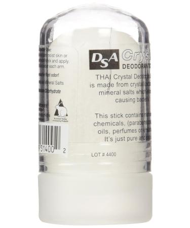 THAI Natural Crystal Deodorant Stick Mini Travel Size - 2.125 Ounces - Buy Online on GoSupps.com