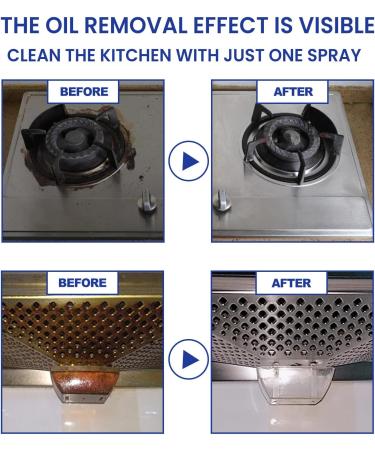 Kitchen Foam Cleaner All-Purpose Household Cleaners Stubborn Stains Cleaner Multi-Purpose Cleaner for Kitchen & Bathroom Oil Stain Remover (1sets) - Buy Online on GoSupps.com