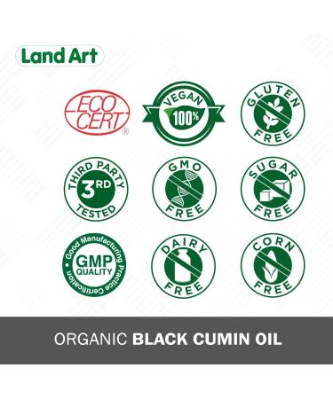 Organic Black Cumin Seed Oil - 50ml - For topical use - Cold Pressed - Vegan - Gluten Free - Made in Canada - Buy Online on GoSupps.com