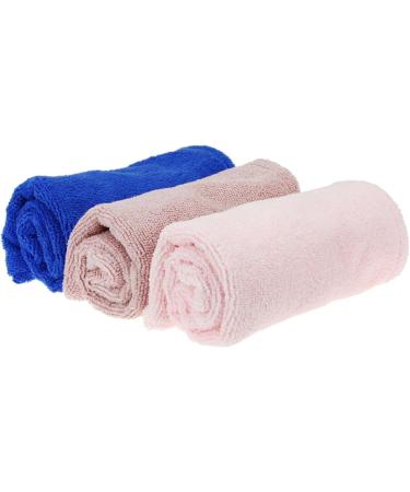 Holiberty Microfiber Super Absorbent Bath Towel & Hair Turban - Quick Drying Blue Shower Cap & Head Wrap for Women - Buy Online on GoSupps.com