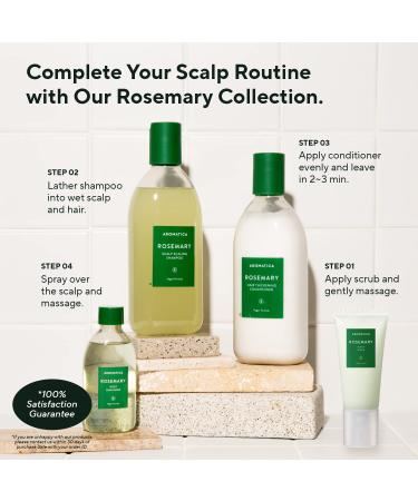 AROMATICA Rosemary Root Enhancer 3.38oz - Scalp Nourishing Spray with Rosemary Essential Oil - Relieves Itchy, Dry, Flaky Scalp - Sulfate, Silicone, and Paraben Free - 02 Rosemary Enhancer - Buy Online on GoSupps.com