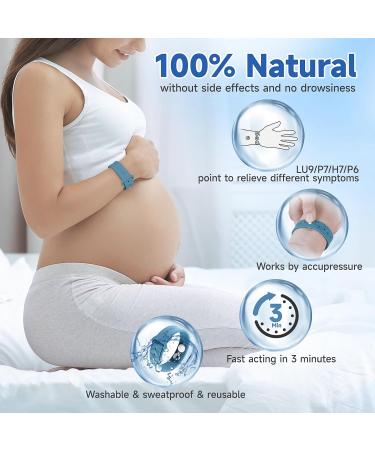 LYJEE Motion Sickness Bands - Anti Nausea Wristband for Adults & Kids - Relief for Morning Sickness & Travel Sickness (Blue - Buy Online on GoSupps.com