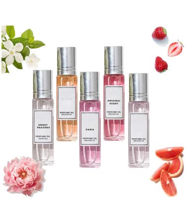 Venom Pheromone Perfume Collection for Women Enhanced Scents Perfume Set Romantic Flowers Scents Roll On Perfume Long Lasting Women's Perfume (5pc/01)