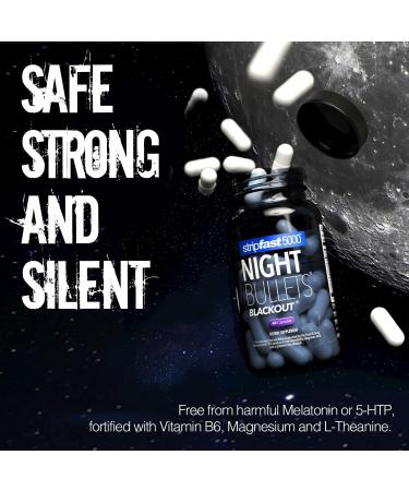 stripfast5000 Weight Management Support + Relaxation Capsules Stimulant-Free for Women & Men Night Bullets Blackout 60 Count (Pack of 1) - Buy Online on GoSupps.com