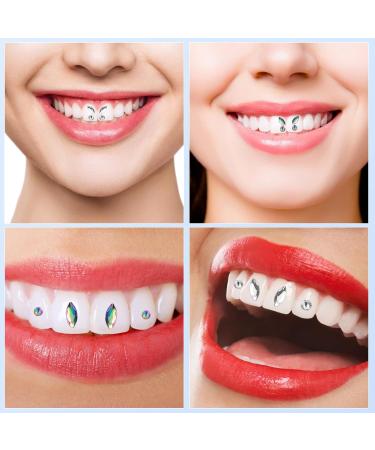 8PC Tartar Jewelry Set - Crystal Tooth Decorations & Gemstone Ornaments for Men & Women | Sparkling Dental Diamond Decor - Buy Online on GoSupps.com