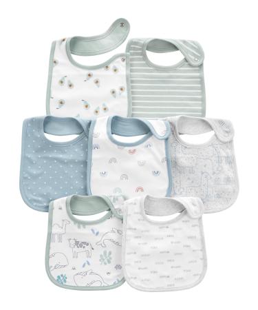 Simple Joys by Carter's Unisex Kids' Winter Accessory Set (7-Pack) One Size Avocados/Animal/Rainbow