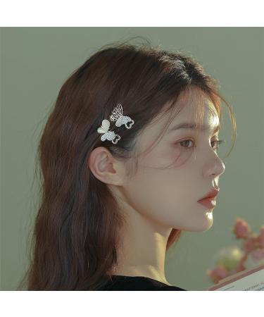 JIEKRIHLO 2 Pcs Butterfly Hair Clips - Small Cute Design for Women and Girls | Perfect Gift for Her - DD001 - Buy Online on GoSupps.com
