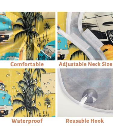 Tropical Landscape Beard Bib Apron - Hair Catcher for Men | Perfect Father's Day & Anniversary Gift - Buy Online on GoSupps.com