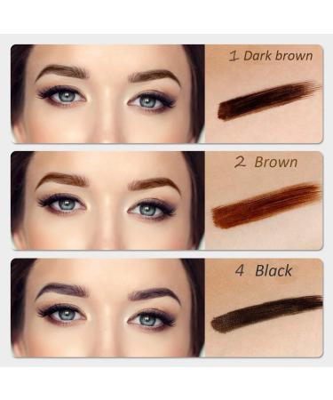 Microblading Eyebrow Pen - Long-lasting Waterproof Smudgeproof Brow Pencil for Naturally Defined Eyebrows in Dark Brown - Buy Online on GoSupps.com