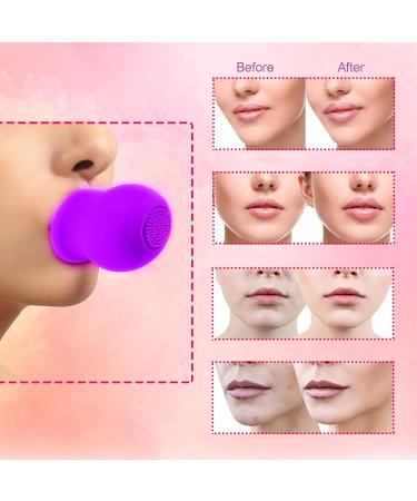 Lip Plumper Silicone Lip Pump - Enhance Lips with Lip Enhancement Device - Beauty Tool for Plumping Lips - Purple - Buy Online on GoSupps.com