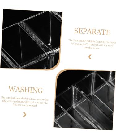 DECHOUS 4pcs Home Eyeshadow Cosmetics Powder Case up Money Polystyrene Makeup Desktop Acrylic for Pallet Transparentx4pcs 25x8.5x4.8cmx4pcs - Buy Online on GoSupps.com