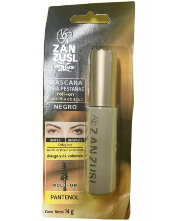 ZAN ZUSI Waterproof Black Roll On Mascara 14g - Long Lasting Formula from Mexico - Buy Online on GoSupps.com
