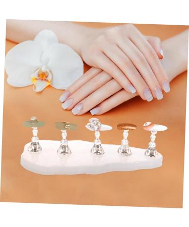 MERRYHAPY 1 Set Press on Nail Stand Manicure Tools Professional Nail Set Kit for Beginners Fake Nails Easel Magnetic Base False Nail Painting Stand Nail Supplies for Beginners - Buy Online on GoSupps.com