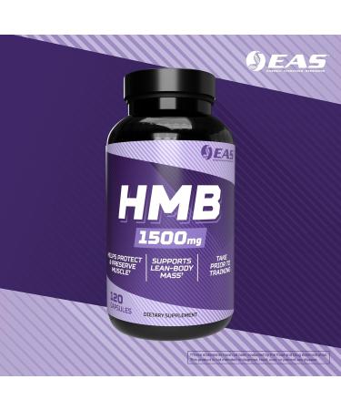 HMB 1500mg Capsules | Beta-Hydroxy Beta-Methylbutyrate for Lean Muscle Support | Enhanced Recovery & Muscle Repair | 120 Count - Buy Online on GoSupps.com