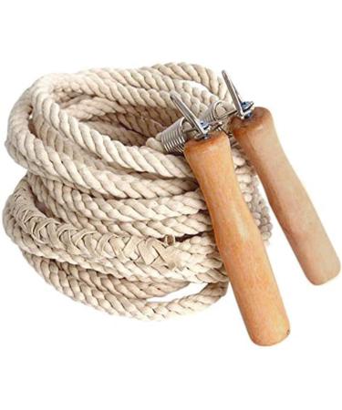 Leapbeast Long Jump Rope - Multiplayer Wooden Handle Jump Rope for Fitness School & Outdoor Activities | 5m 7m 10m - Buy Online on GoSupps.com