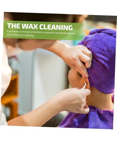WRITWAA 100Pcs Disposable Replacement Tips for Ear Washer Medical Grade Ear Wax Cleaning Tool for Safe and Irrigation Fits All Ear Environmental Protection Design - Buy Online on GoSupps.com