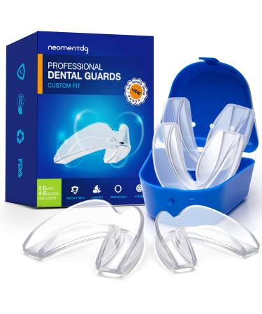 Night Guards For Teeth Grinding  Teeth Grinding Mouth Guard For Sleep  Mouth Guard for Clenching Teeth at Night  Mouth Guard for Bruxism and Teeth Clenching  NOT For Tmj - 4 Pcs