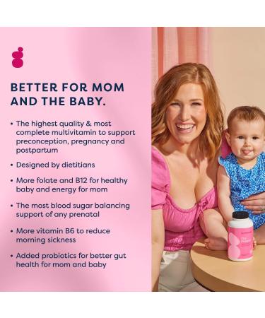 GutPersonal The Prenatal Supplement Alleviates Morning Sickness and Contains Essential Nutrients Formulated to be The Complete Prenatal and Postnatal Support - 180 Capsules - Buy Online on GoSupps.com