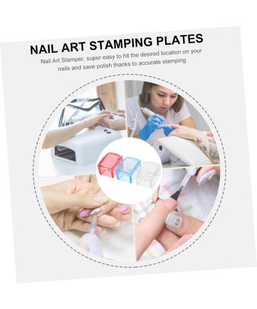 minkissy 15 Sets Nail Print Pegboard Kit Nail Stamper French Tip Nail Kits Nails Kits Clear Stamper Nail Plate Jelly Gel Pad Silicone Stamper Nail Art Stamper Kids Gel Tool Plastic Manicure - Buy Online on GoSupps.com
