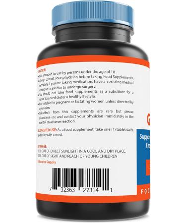 Nova Nutritions Zinc Gluconate 50mg - Supports Healthy Immune Function - 240 Tablets - Buy Online on GoSupps.com