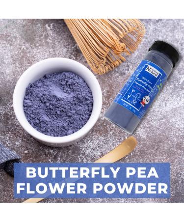 Organic Blue Butterfly Pea Flower Powder 7 oz - Natural Non-GMO Food Coloring with Antioxidants - Gluten-Free & Vegan - 7 Ounce Pack - Buy Online on GoSupps.com
