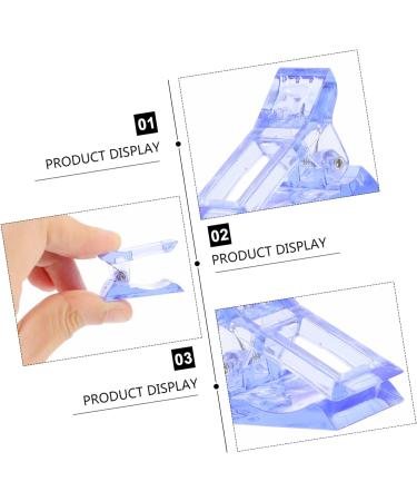 Mikinona 36 Pcs Nail Clip Plastic Finger Extension Clip Nail Binder Clips Food Bag Clips Nail Tip Clips Finger Nail Tip Nail Forms Clips Nail Dip Kits Clips for Nails Nail Gel Heavy Clamp 1 count (Pack of 1) Red Bluex3pcs - Buy Online on GoSupps.com
