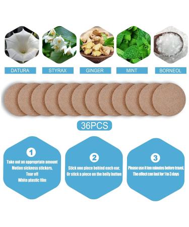 Motion Sickness Waterproof Patch - Relieves Nausea and Dizziness - Anti-Nausea Relief for Car, Boat, and Cruises - Buy Online on GoSupps.com