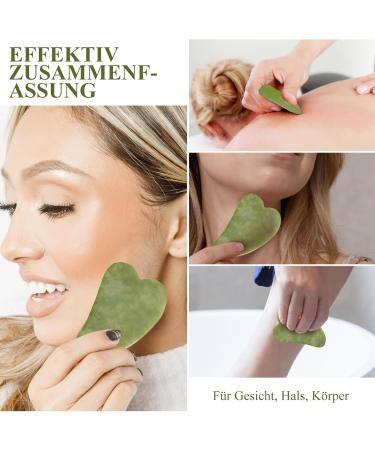 Buy Scettar 6-Piece Jade Gua Sha Set - Natural Facial Roller & Massager for Eye Swelling & Skin Tightening | International Shipping Available - Buy Online on GoSupps.com