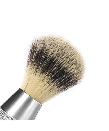 Magidaal 4.3 Inch Hair Shaving Brush - Soft Nylon Bristles Metal Handle Salon Quality Facial Cleaning Tool - Buy Online on GoSupps.com