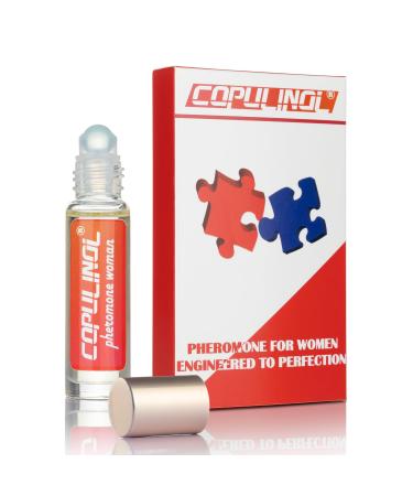 Pherolec Global COPULINOL 100% Pheromone for Women Strength Pheromones Perfumes for Women Cologne Essential Oil Long-lasting Infused Scent Travel Perfume For Her Fragrances 0.34 Fl. Oz Roll On