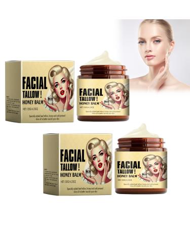 Baume Au Beurre De B uf Fouett Et Au Miel Cr me Au Tallow Hydratant Pour Le Visage Cr me Pour Le Corps Infus e Avec Du Miel Sauvage Brut Pour Une Peau Douce Et Lisse