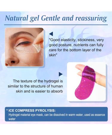 18 Pairs Eye Pads - Anti-Aging Eye Masks with Natural Marine Collagen & Hyaluronic Acid for Swollen Eyes - Buy Online on GoSupps.com