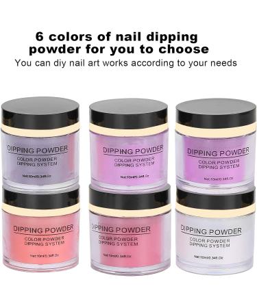 Dip Powder Nail Starter Kit Nail Dipping Powder Set Nail Dip Powder System Starter Kit Nail Art Powder Top Base Coat Gel Dust Brush Manicure Tool Set for Nail Salon Home DIY Gift for Ladies(K1213) - Buy Online on GoSupps.com