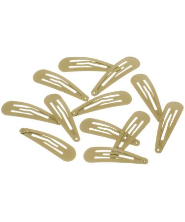 Anti-Slip Beige Hair Clips for Blonde Hair (12 pcs 5cm) with Pink Storage Box | Hair-Minded - Buy Online on GoSupps.com