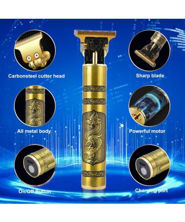 Hair Clippers Beard Trimmer for Men Cordless Rechargeable Hair Trimmer Blade Liners Edgers Shaver Bald Zero Gap Body Grooming Kit Gold - Buy Online on GoSupps.com