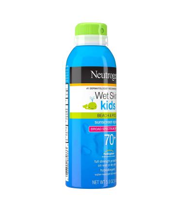 Neutrogena Kids Sunscreen Spray SPF 70+ 5oz | Water-Resistant, Oil-Free, Hypoallergenic - Buy Online on GoSupps.com