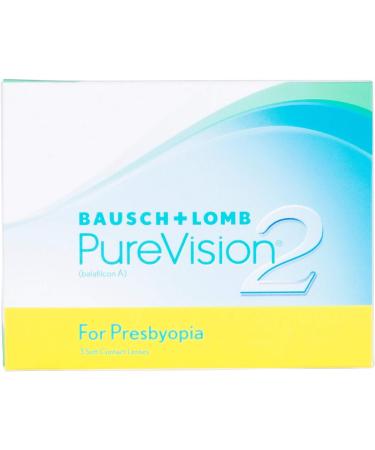 Buy Bausch + Lomb PUREVISION 2 Monthly Lenses for Presbyopia - Thin Varifocal Contact Lenses (3 Pack) - BC 8.6 mm Dia 14 -2.25 Diopter Low Add - International Shipping Available - Buy Online on GoSupps.com