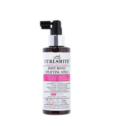 CURLSMITH - Root Boost Uplifting Spray Volumizing Styling Spray Medium Hold for Wavy Curly or Coily Hair Vegan (177ml/6fl oz)