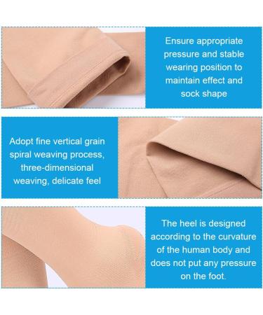 Buy Medical Compression Stockings for Varicose Veins - Open Toe Knee High Calf Socks for Men & Women | 2-Pack - Buy Online on GoSupps.com