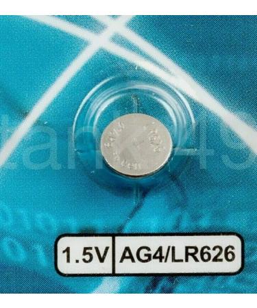 AG4/LR626/377/SR626/606 Watch Batteries - Pack of 20 | High Capacity Alkaline Cell Button Battery for Watches Calculators & Toys - Long Lasting Performance - Buy Online on GoSupps.com