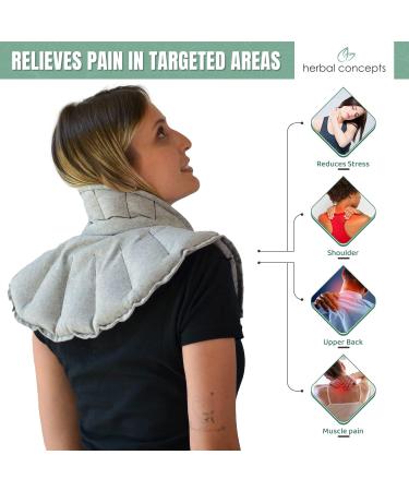 Herbal Concepts Neck and Shoulder Hot/Cold Wrap with Aromatherapy - Slate Blue - Buy Online on GoSupps.com