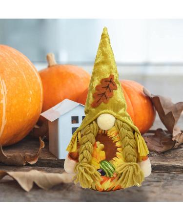 Thanksgiving Gnome | Soft Faceless Doll with Sunflower - Sunflower Doll Decoration for Luck Fall Harvest Celebration Festival Thanksgiving Day Kot-au - Buy Online on GoSupps.com
