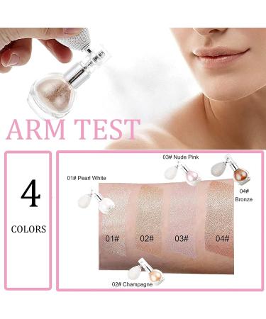 Shimmering Nude Pink Body Glitter Spray for Face & Hair - High Gloss Makeup Powder - Buy Online on GoSupps.com