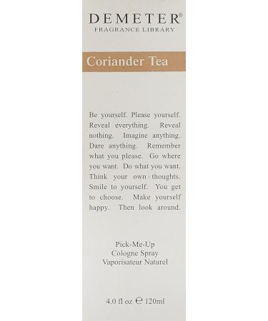 Demeter Unisex Cologne Spray Coriander Tea 4 Ounce Coriander Tea 4 Fl Oz (Pack of 1) - Buy Online on GoSupps.com