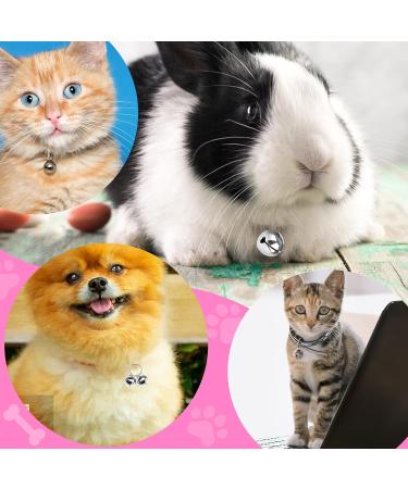 Toaob 8-Piece 25mm Cat & Dog Bells Tracker | Handmade Vintage Pet Accessories with Key Ring - Buy Online on GoSupps.com