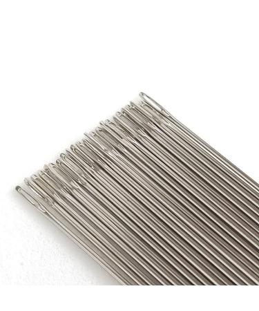 Littledream 100 Pcs Needles Sewing Hand Embroidery No.7 Thread Quilting Cross Stitch Beading 2.25 Inch Long Straight Sharp Needle Kit Craft Lampwork  Silver  2.25 inches in length